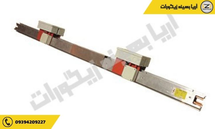 شین آلومنیومی به همراه واسطه و تغذیه از وسط جرثقیل سقفی